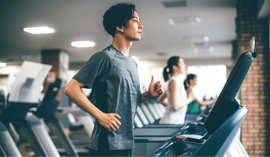 運動不足解消と健康促進に